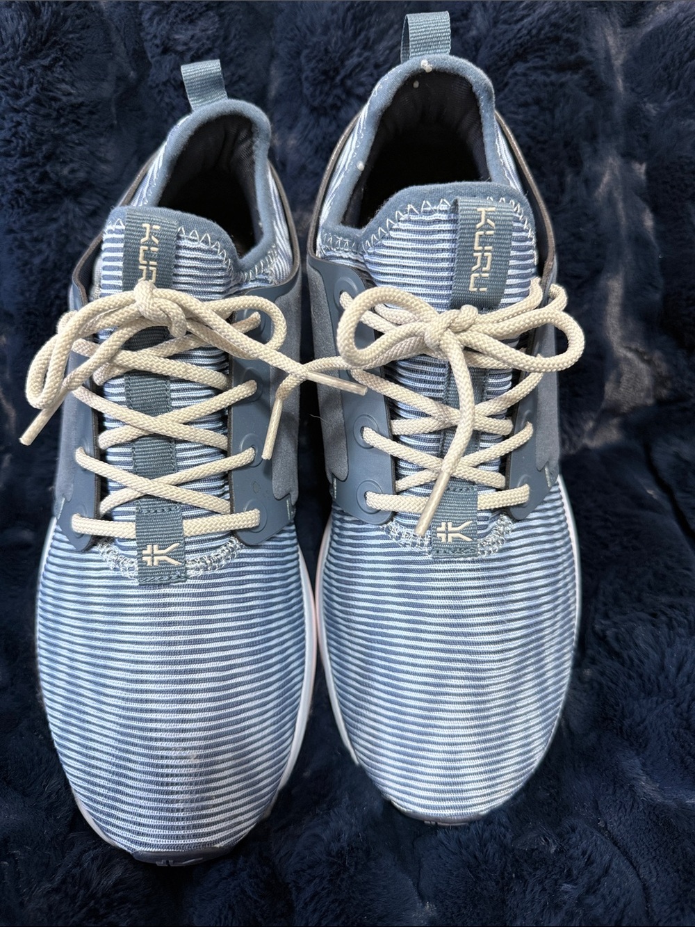 KURU Woman’s Blue Striped Athletic Sneakers